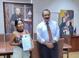 Reconocimiento a la Ing. Mónica Vicente Calani