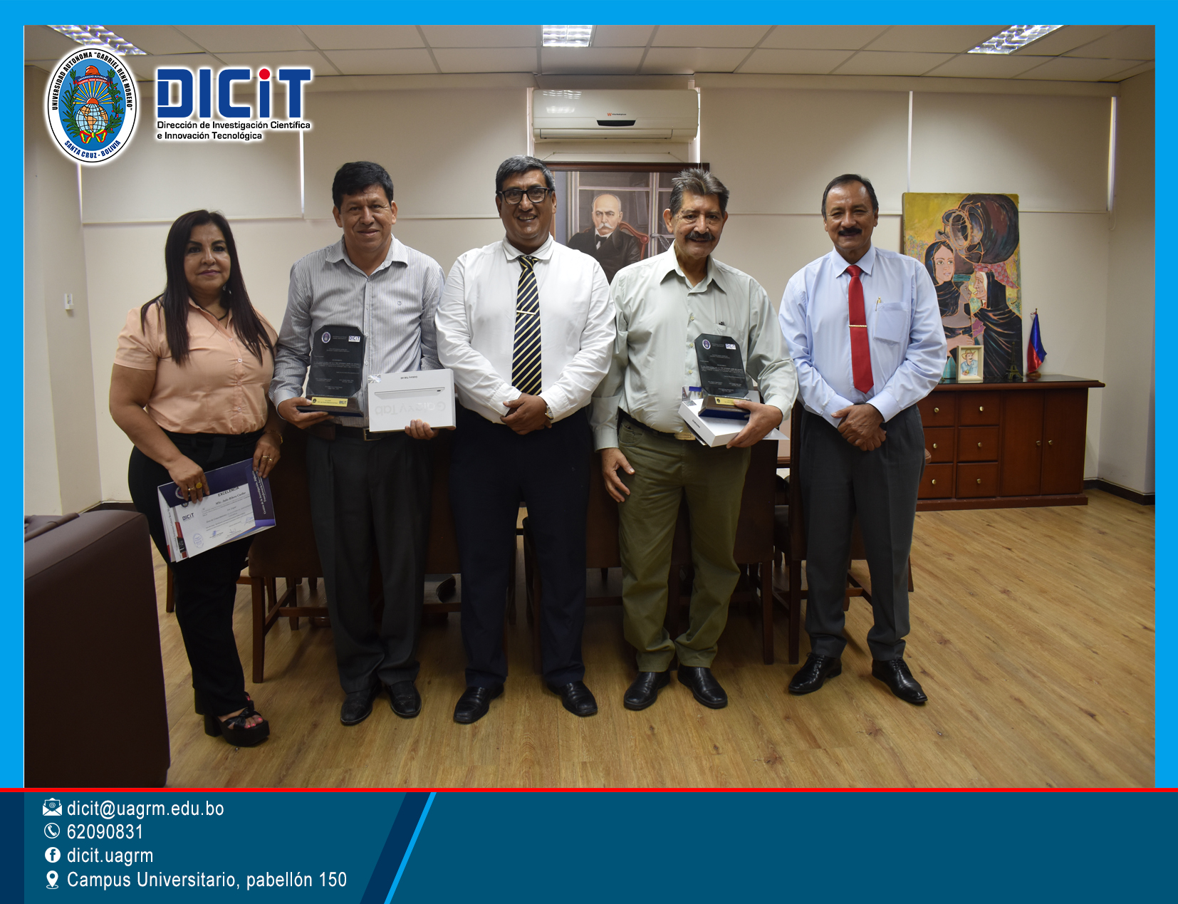 ENTREGA DE PREMIOS DOCENTES GANADORES