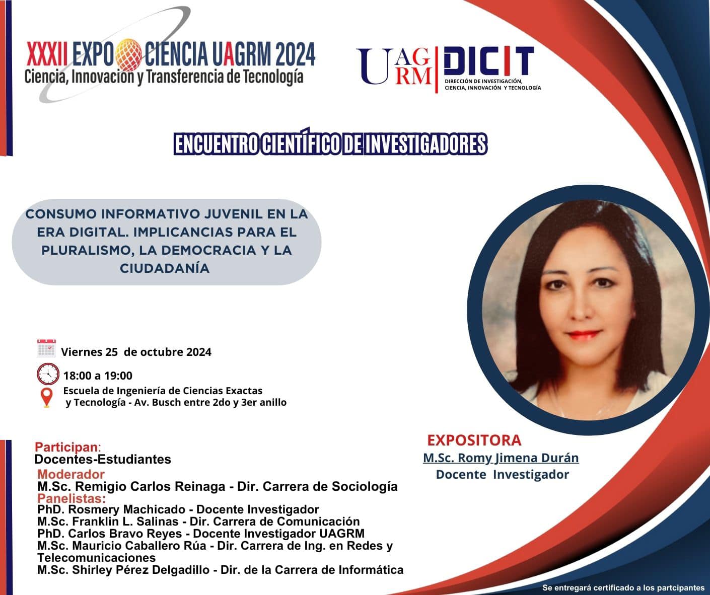 Encuentro Científico de Investigadores – «Investigación sobre Consumo Informativo Juvenil «